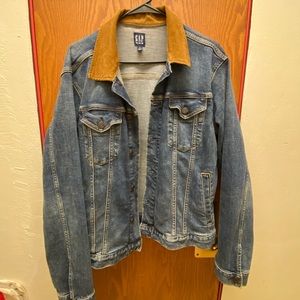 Gap Jean Jacket Corduroy Collar